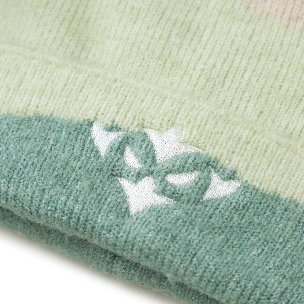 GREEN SOFT WAVE BEANIE
