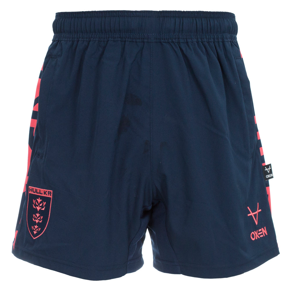 NAVY / CORAL TRAINING SHORTS