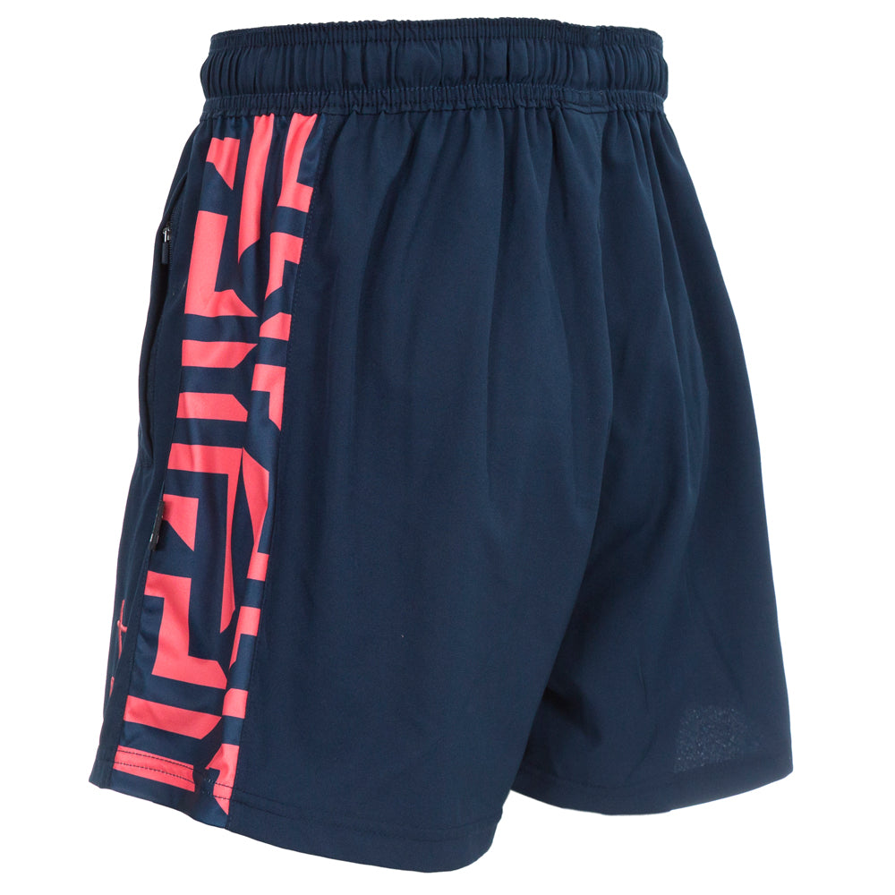 NAVY / CORAL TRAINING SHORTS