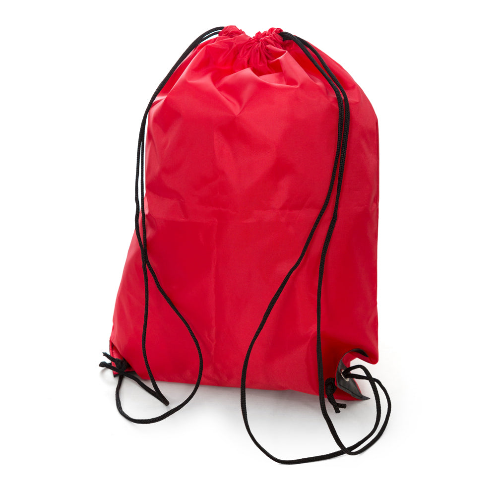 RED CREST DRAWSTRING BAG