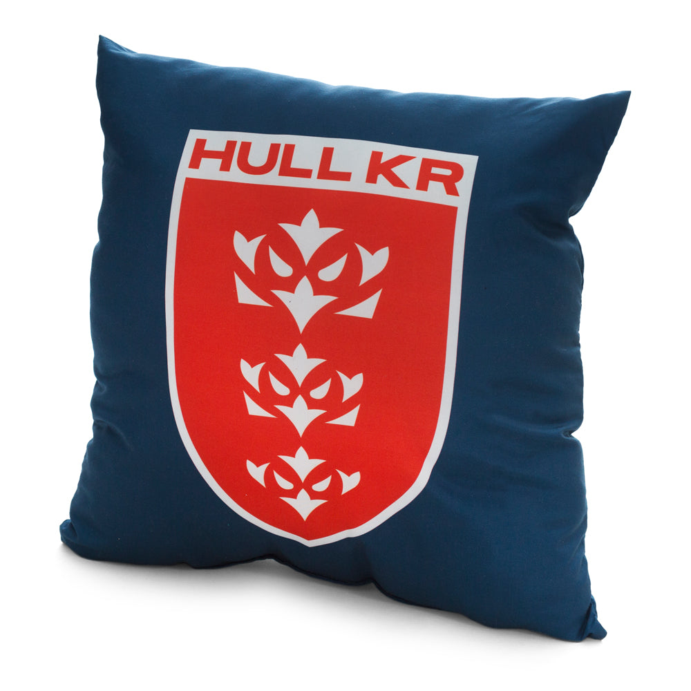 Navy Crest Cushion