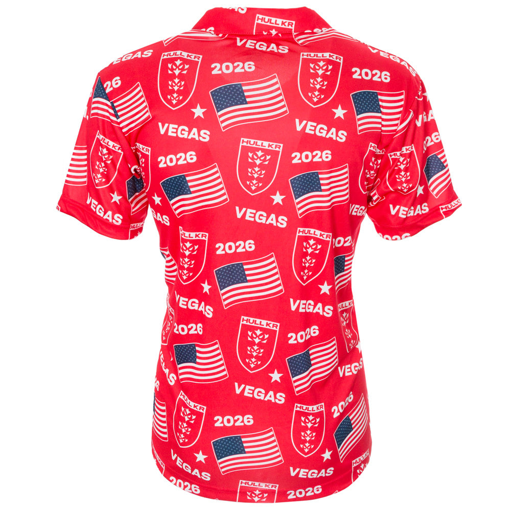 VEGAS HAWAIIAN RED SHIRT