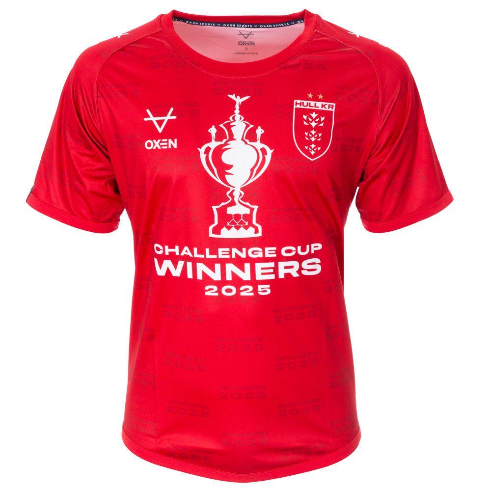 RED JUNIOR WINNERS TROPHY TRAINING TEE