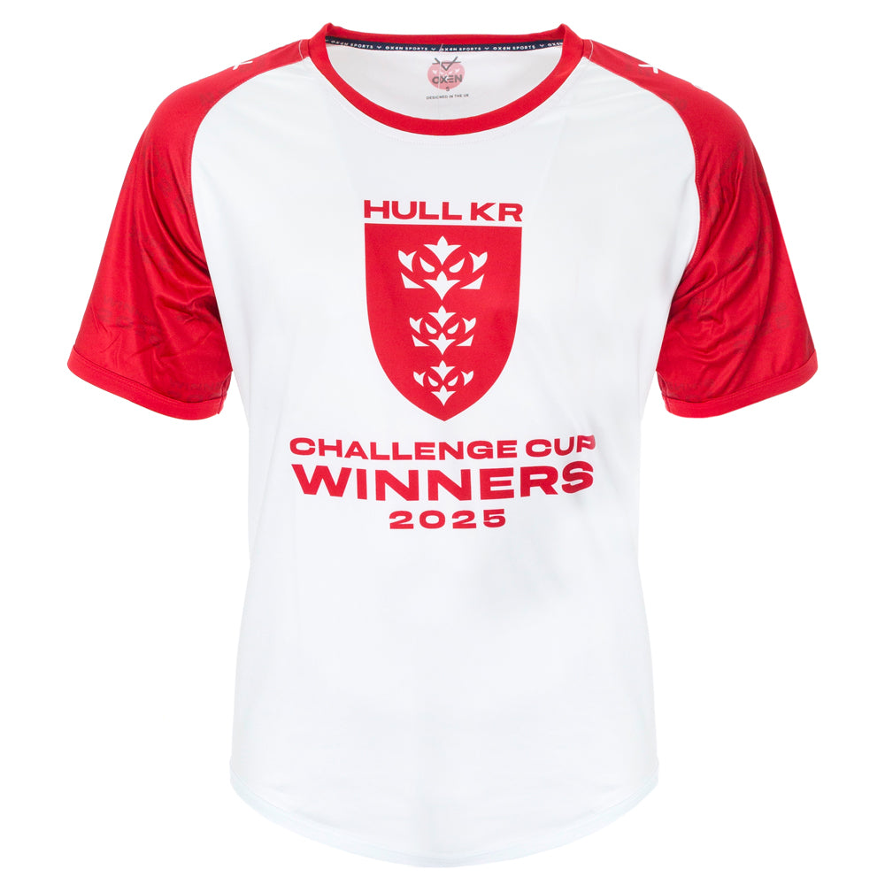 WHITE WINNERS CREST TRAINING TEE