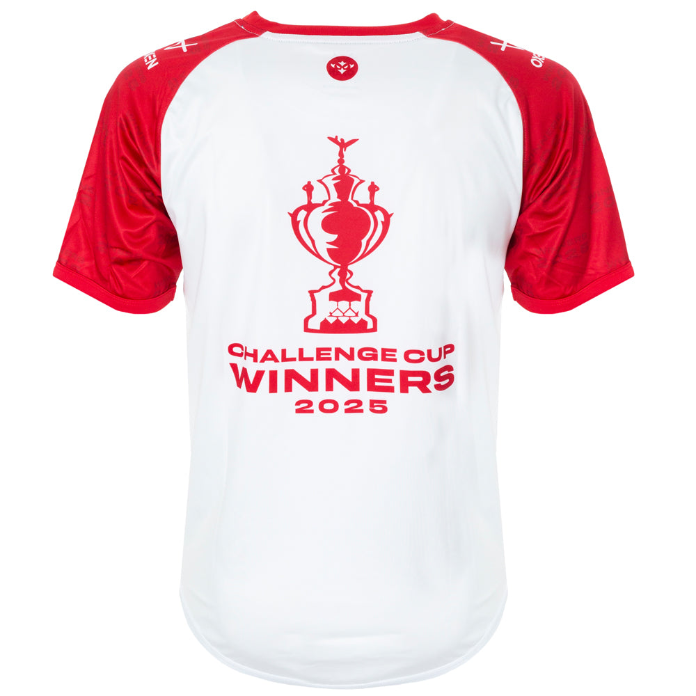 WHITE WINNERS CREST TRAINING TEE