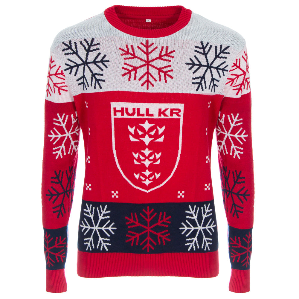 RED CREST CHRISTMAS JUMPER