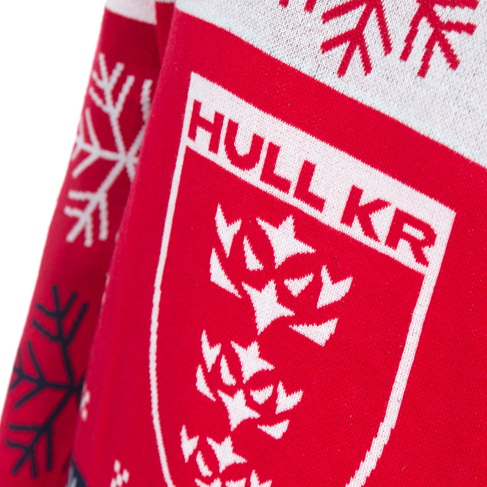 RED CREST CHRISTMAS JUMPER