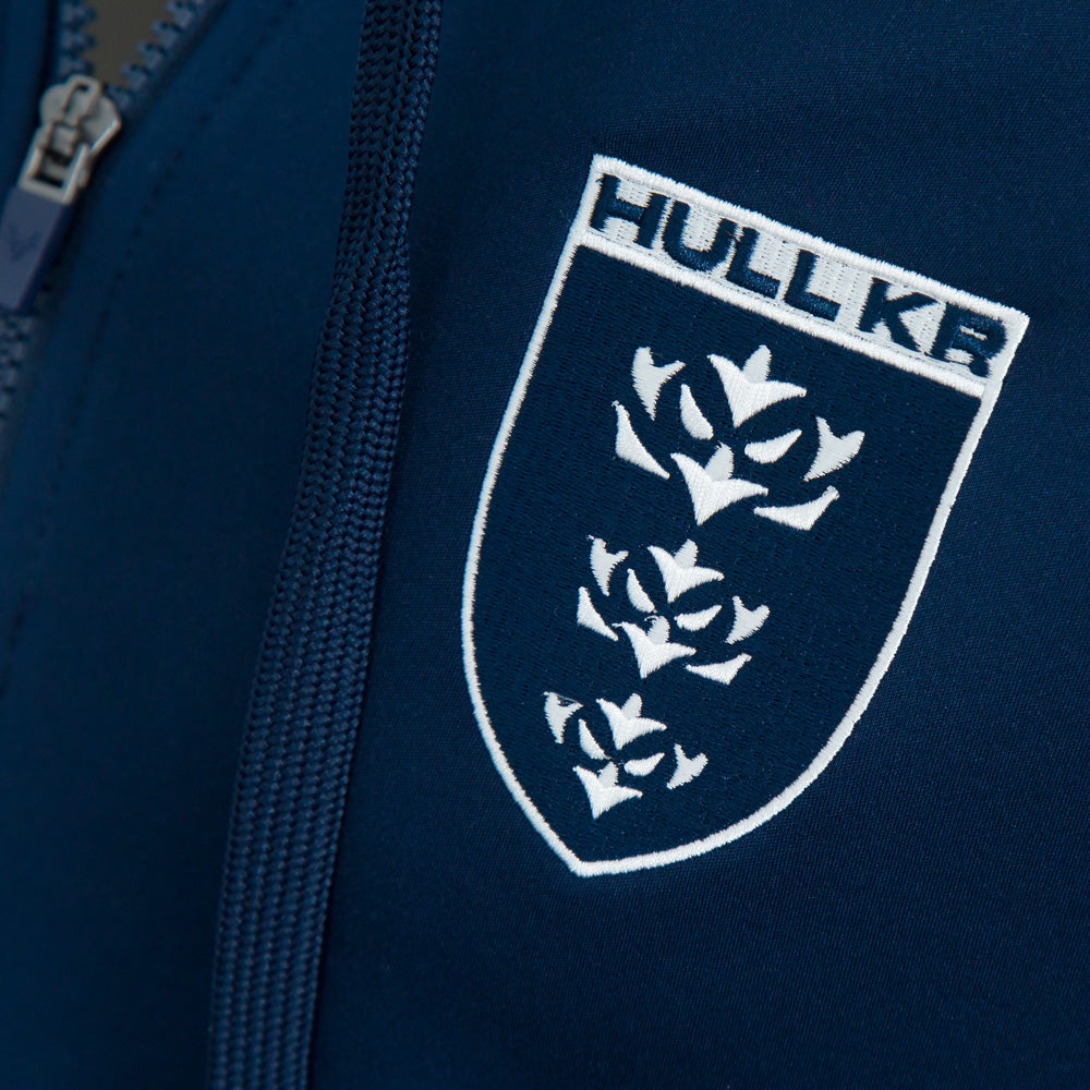 NAVY LEISURE LADIES FZ HOODY