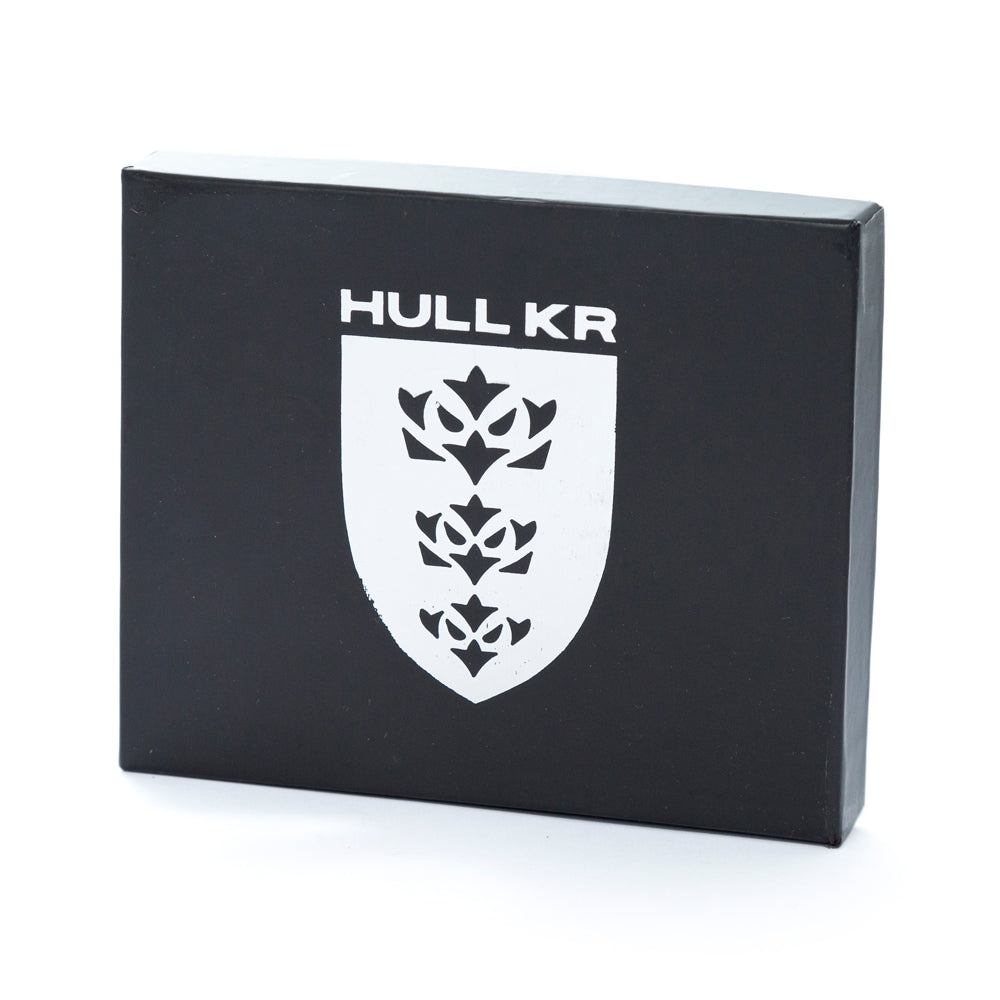 BOXED CREST LEATHER WALLET