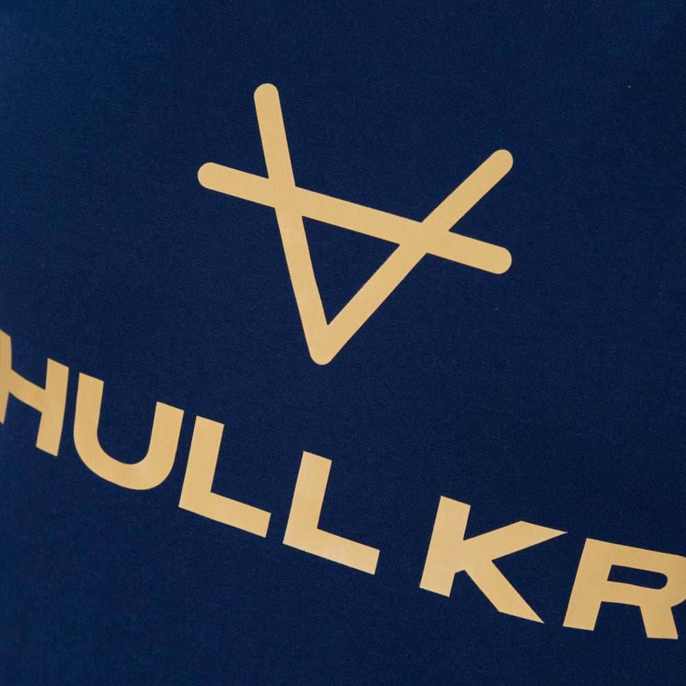 PLAYERS NAVY COTTON TEE CLOSE UP