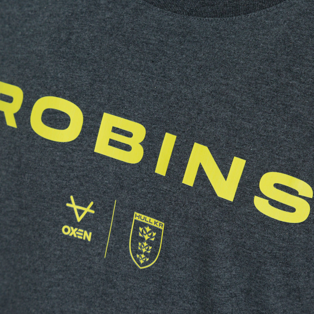 CHARCOAL COTTON TEE