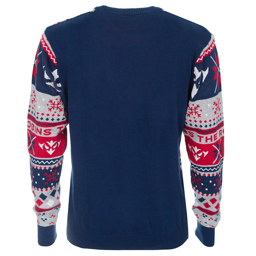 NAVY/GREY CHRISTMAS JUMPER