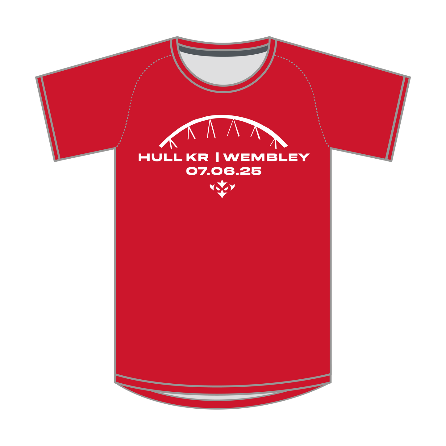 WEMBLEY JUNIOR ARCH RED TEE