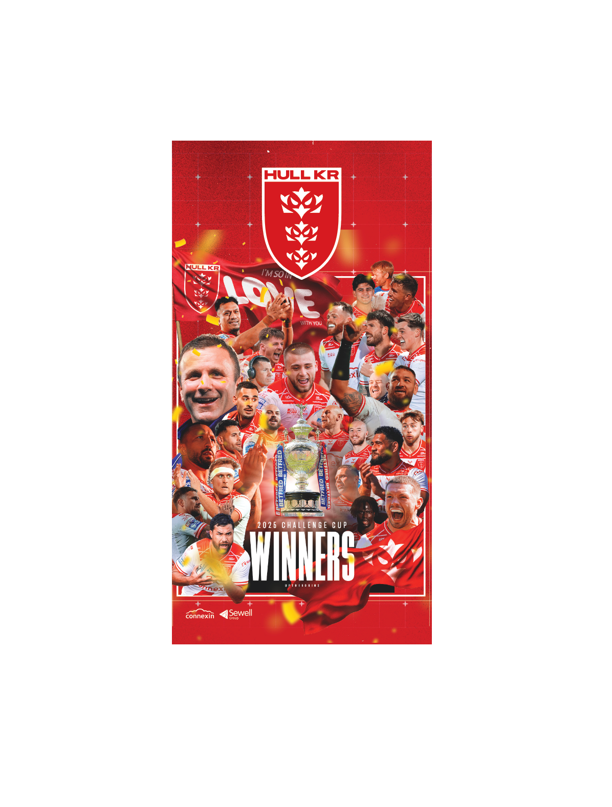 CHALLENGE CUP WINNERS BEACH TOWEL