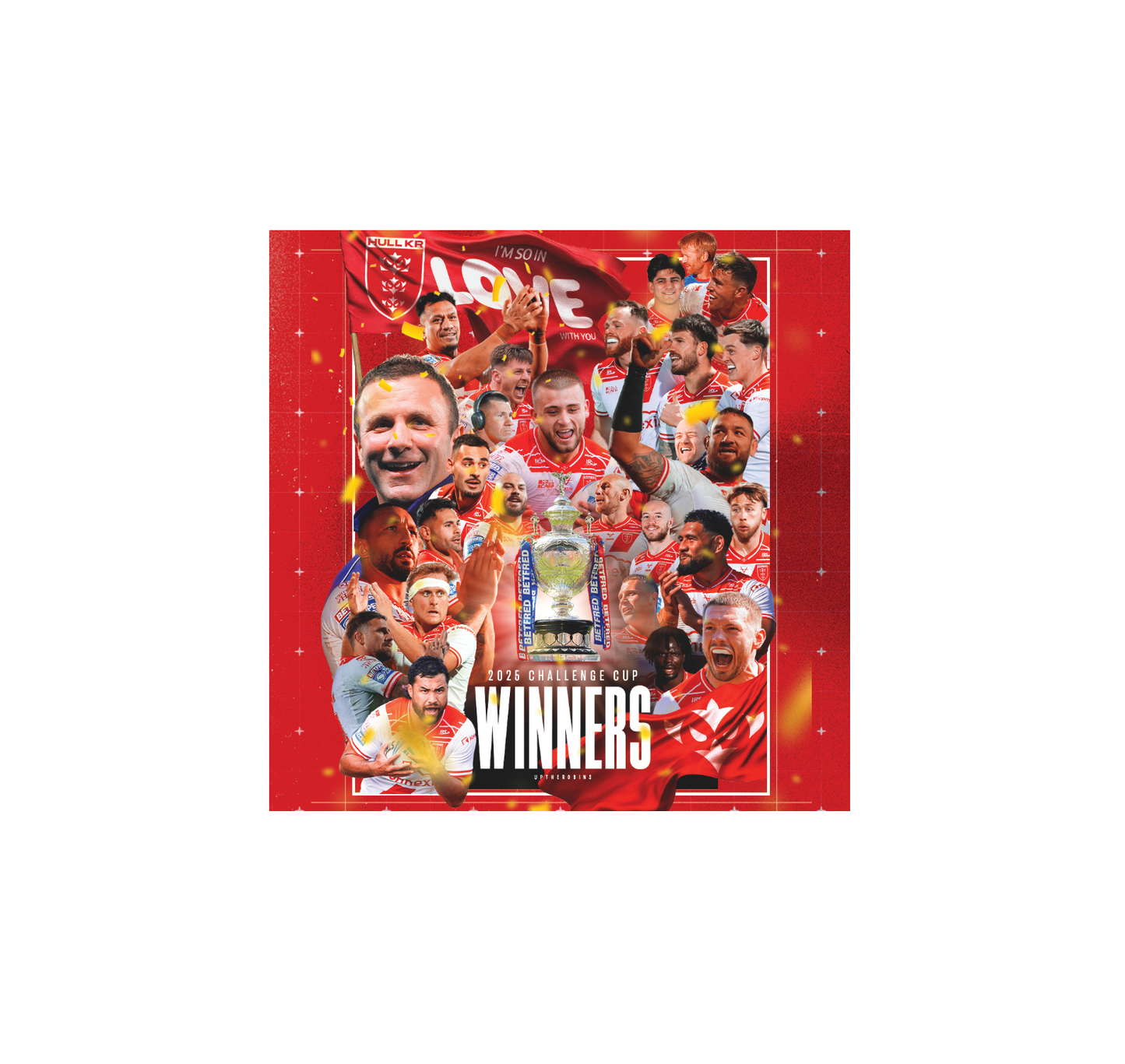 CHALLENGE CUP WINNERS CAR STICKER