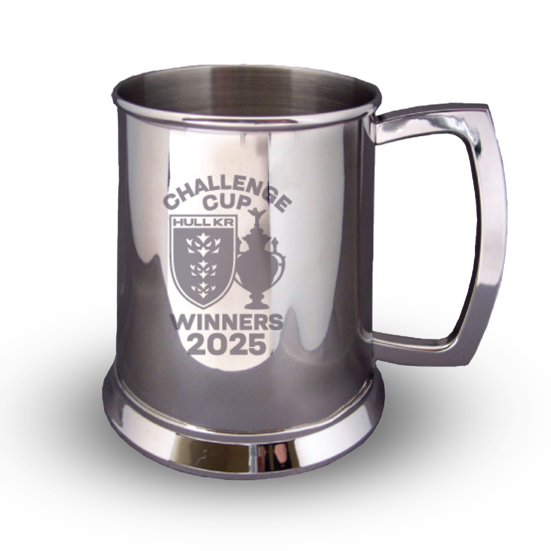 CHALLENGE CUP WINNERS STEEL TANKARD