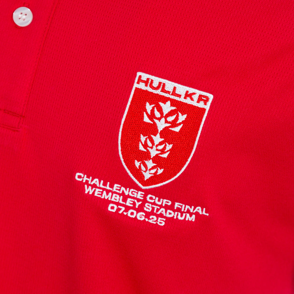 Wembley Red Polo Crest