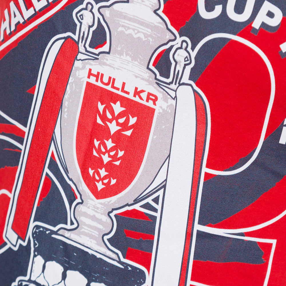 Wembley Red Trophy Tee Close Up