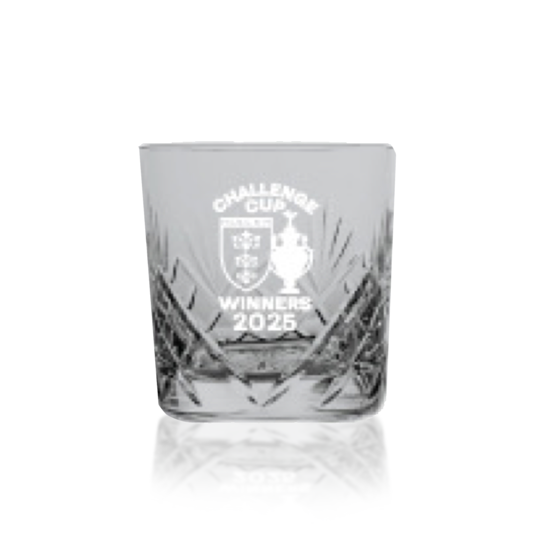 CHALLENGE CUP WINNERS WHISKY GLASS - PRE ORDER