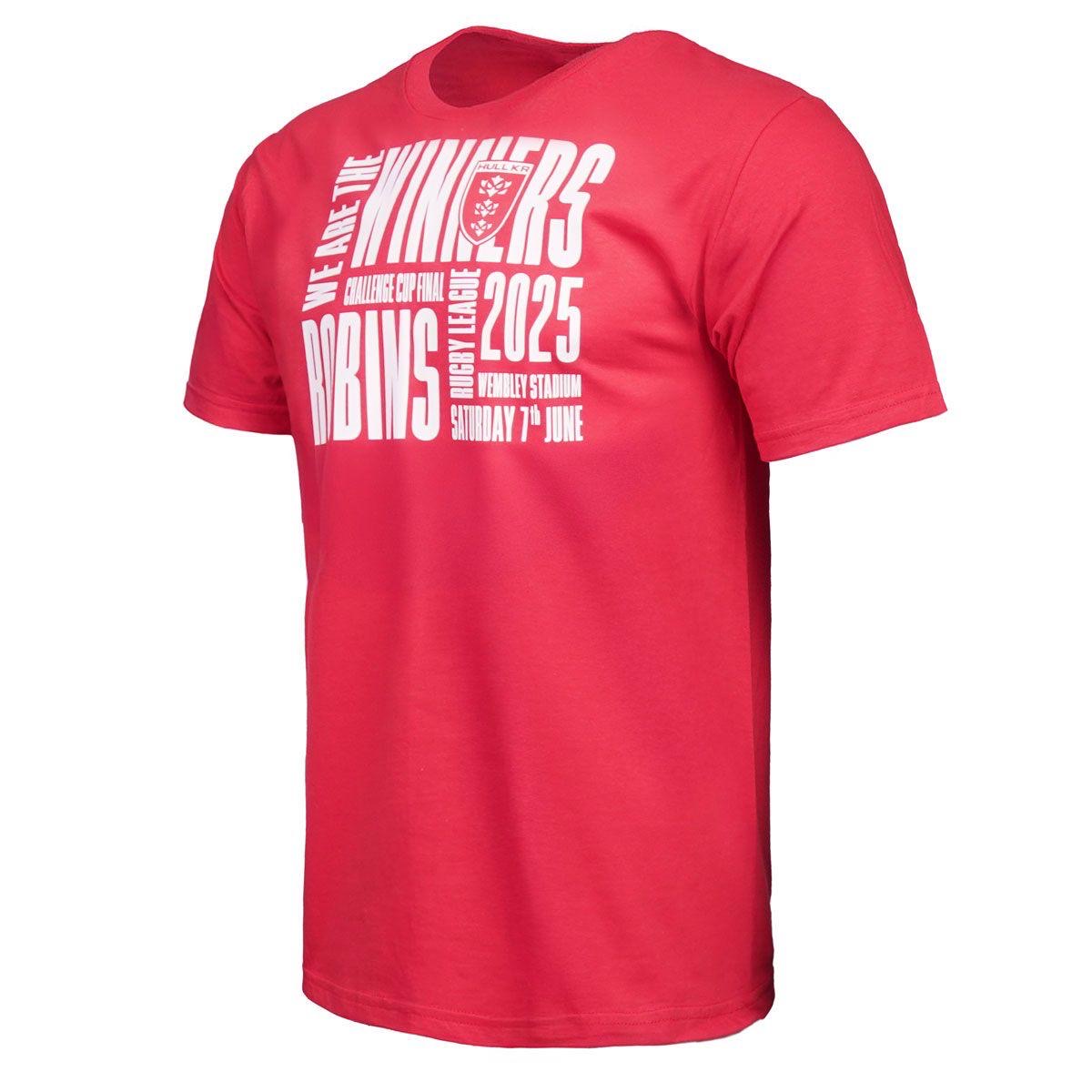 RED WINNERS TEXT TEE