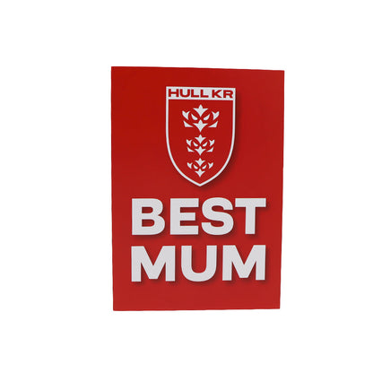 BEST MUM CREST CARD