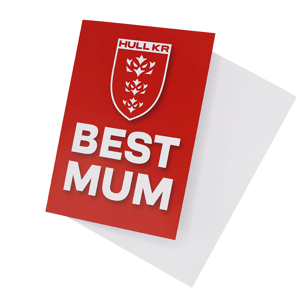 BEST MUM CREST CARD