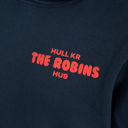 NAVY/RED HOODY