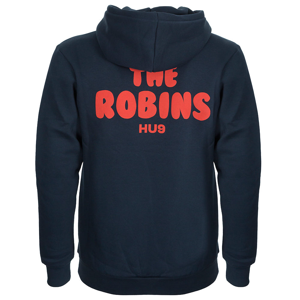 NAVY/RED HOODY