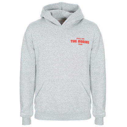 GREY/RED HOODY