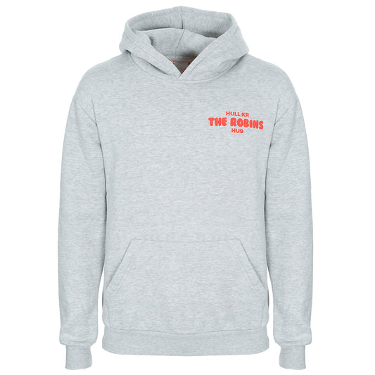 GREY/RED HOODY