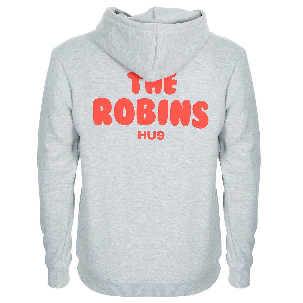 GREY/RED HOODY