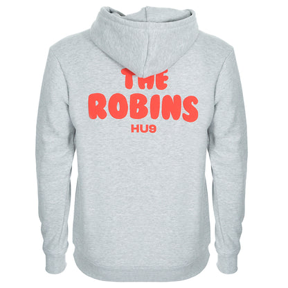 GREY/RED HOODY