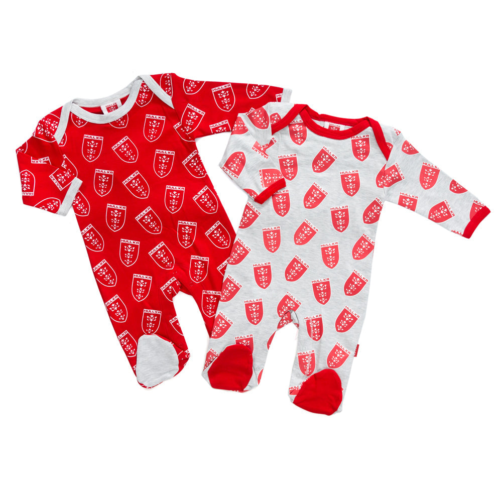 TWIN PACK SLEEPSUIT