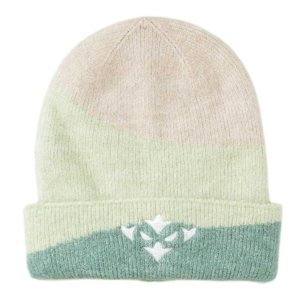 GREEN SOFT WAVE BEANIE