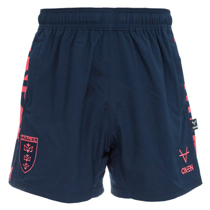 NAVY / CORAL TRAINING SHORTS
