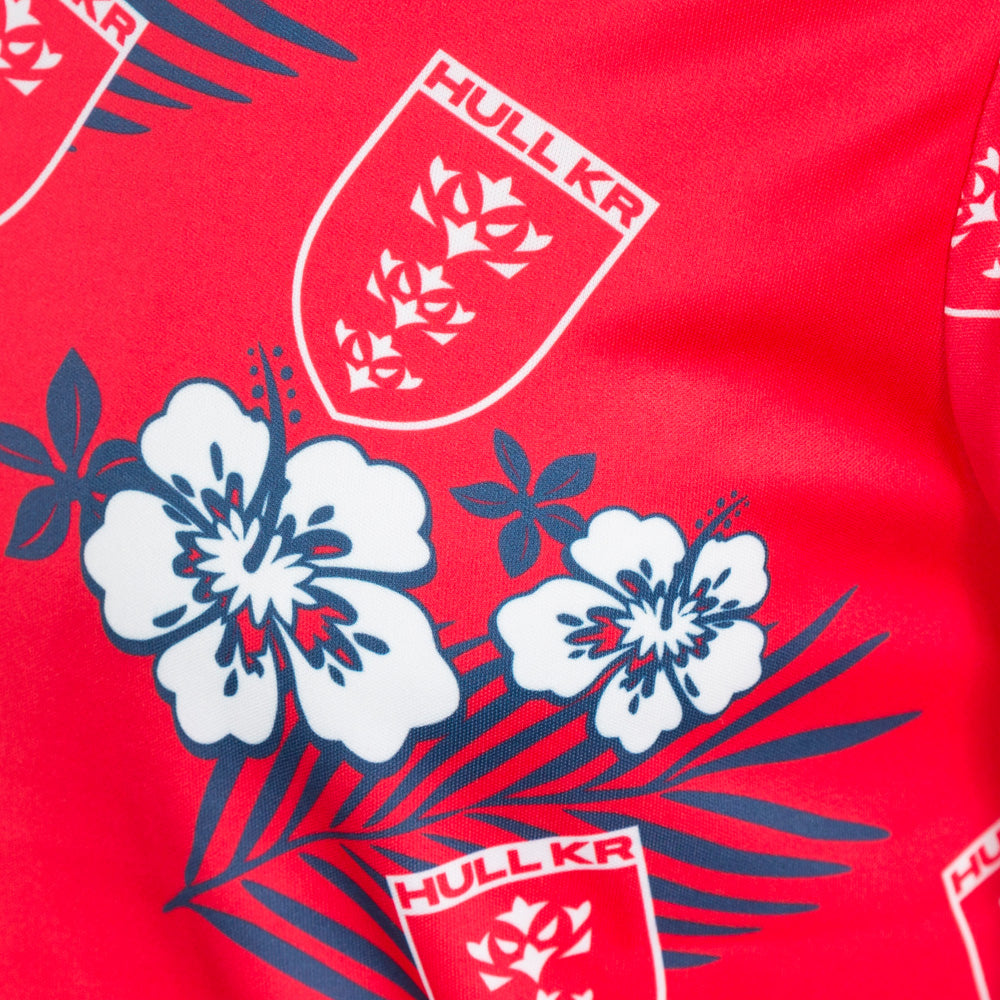 RED CREST HAWAIIAN SWIM SHORTS