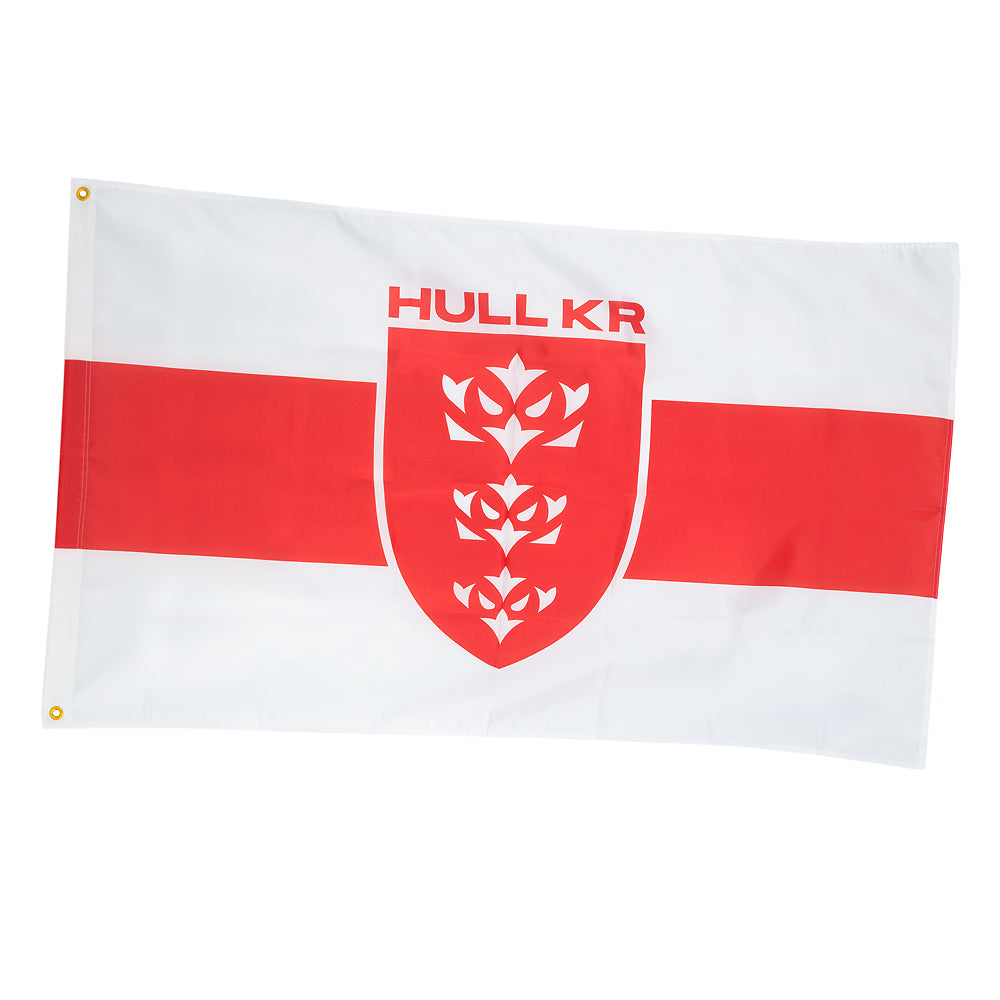 WHITE BAND CREST MEGA FLAG