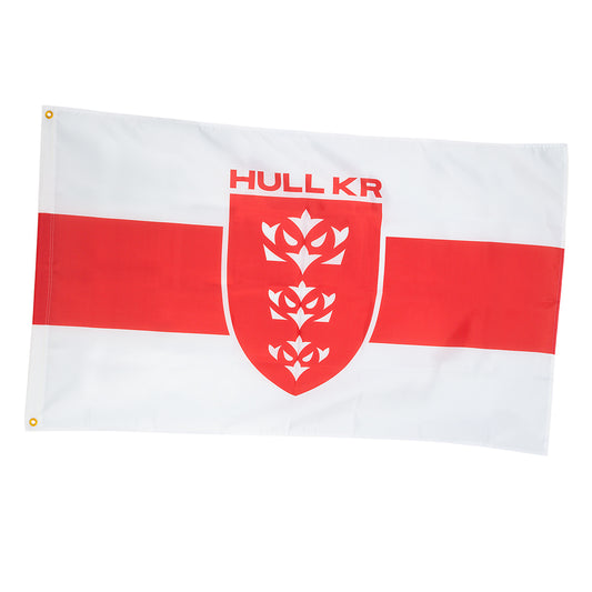 WHITE BAND CREST MEGA FLAG