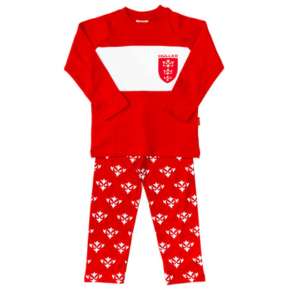 RED ICON/CREST JUNIOR PJS