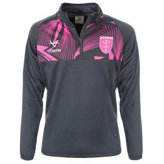 2024 CHARCOAL / PINK 1/4 ZIP JACKET