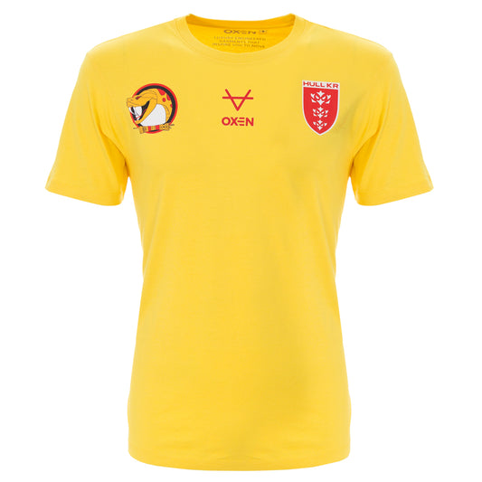 PORT MORESBY X HULL KR YELLOW TEE