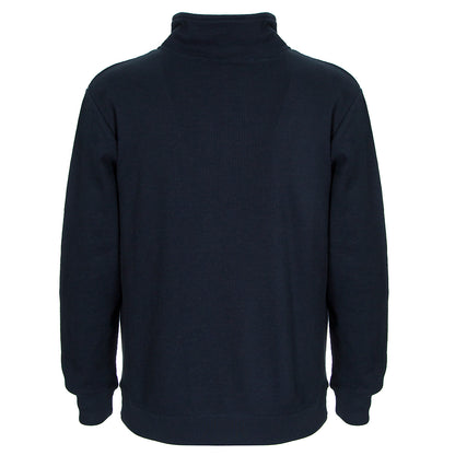 NAVY CREST WAFFLE 1/4 TOP