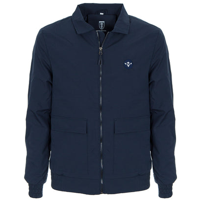 NAVY ICON HARRINGTON JACKET