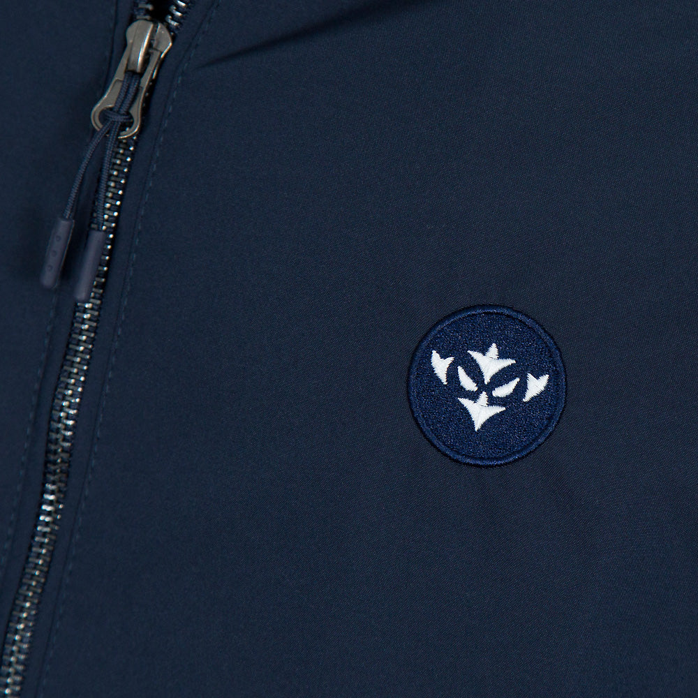 NAVY ICON HARRINGTON JACKET