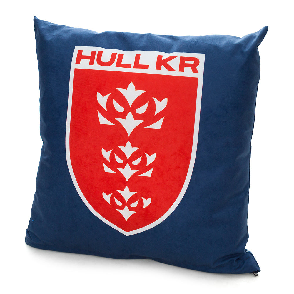 NAVY CREST/ICON CUSHION