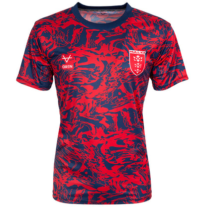NAVY/RED OXEN SWIRL TEE