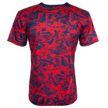 NAVY/RED OXEN SWIRL TEE