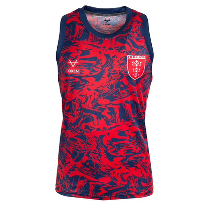 NAVY/RED OXEN SWIRL SINGLET
