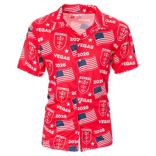 VEGAS HAWAIIAN RED SHIRT