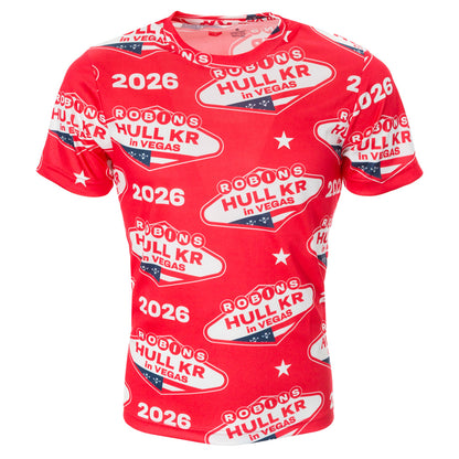 VEGAS JUNIOR HAWAIIAN RED TEE